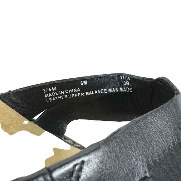 Clark’s bendables black leather wedge sandals size 6 - Picture 9 of 15